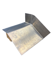 Flat to pitch roof transition