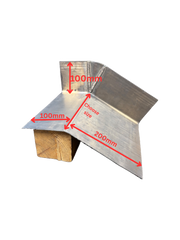 Flat to pitch roof transition