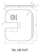 Monument tools Roll End plate