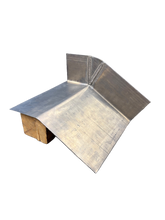 Flat to pitch roof transition