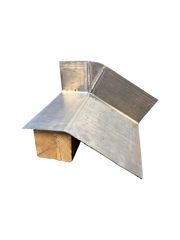 Flat to pitch roof transition