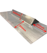 Lead chimney front apron/ front tray