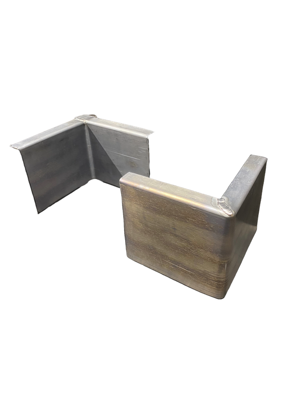 Lead corner internal cover flashings (single)