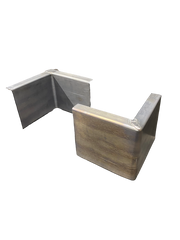 Lead corner external cover flashings (single)