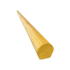 Wood core roll-treated