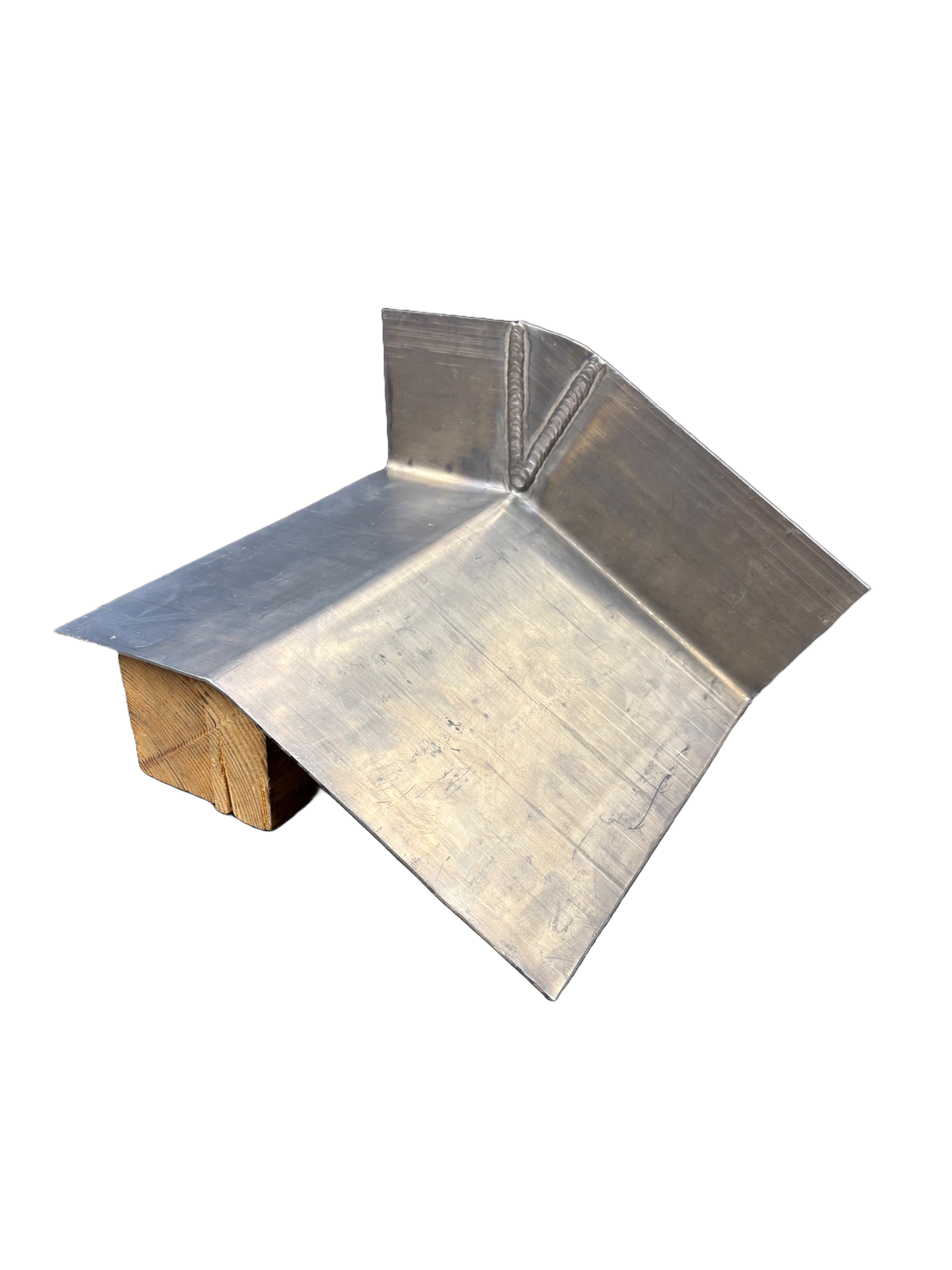 Flat to pitch roof transition
