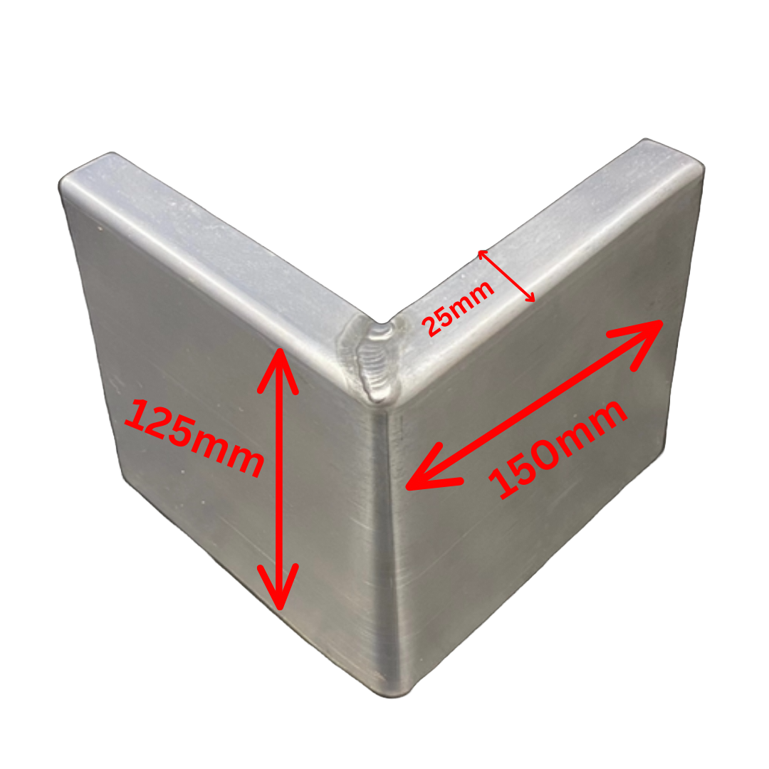 Lead corner external cover flashings (single)